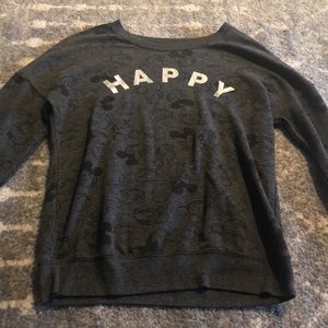 Happy Micky mouse long sleeve sweater